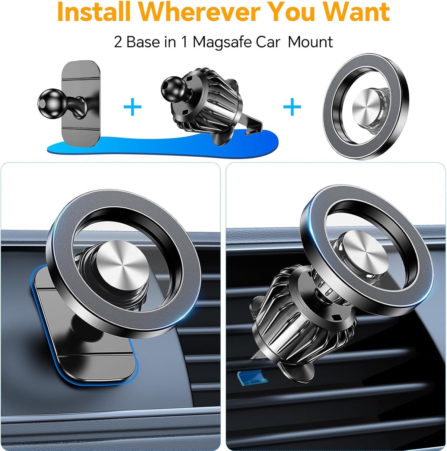 UltraGrip Magnetic Car Phone Mount